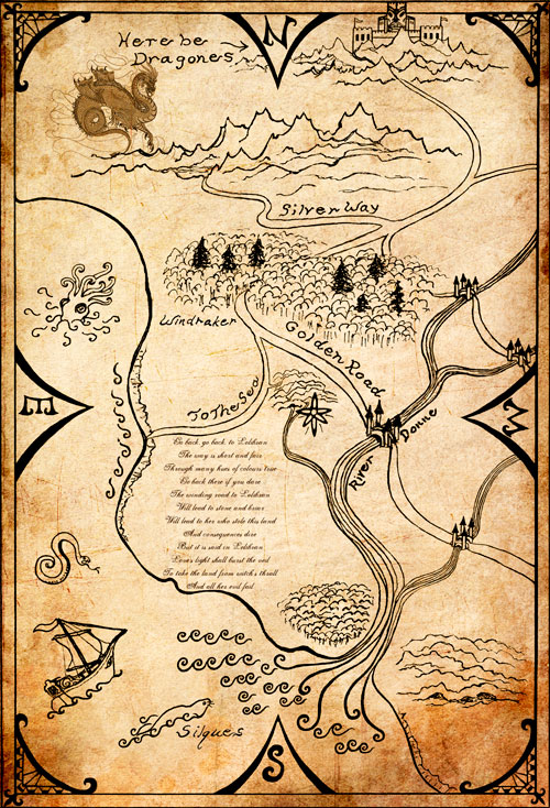 Map The Night Visitors map